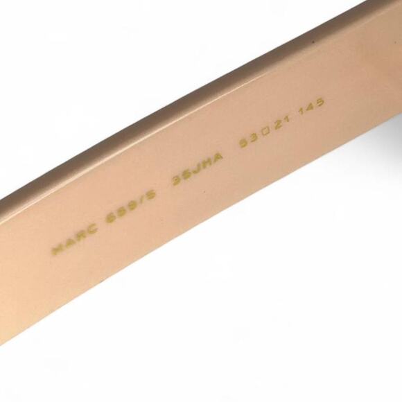 Marc Jacobs NYC 1964 Octagon Round Nude Beige Tan Sunglasses Boho Indie Neutral main image 5